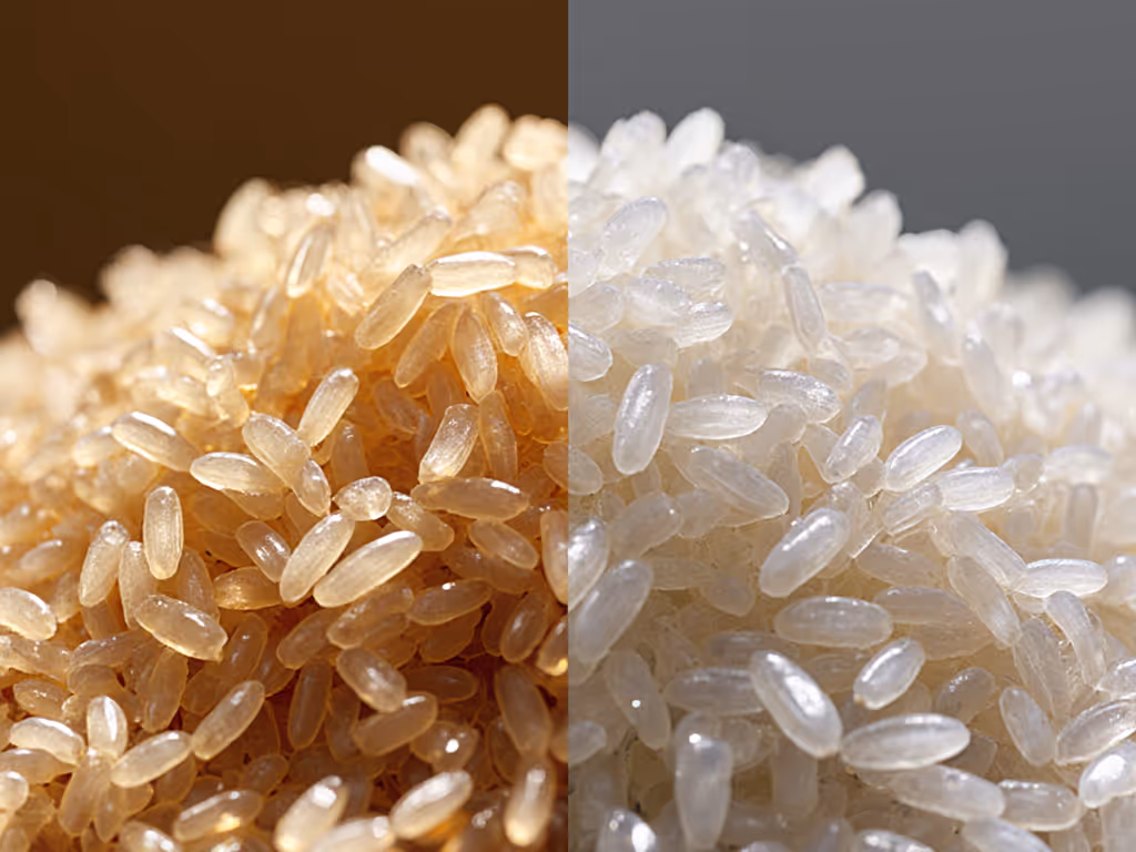 rice texture comparison under microscope